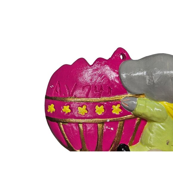 Vintage Ceramic Hand Painted Mouse Mice Christmas Ornaments Lot of 23 - Picture 8 of 9